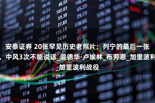 安泰证券 20张罕见历史老照片：列宁的最后一张照片，中风3次不能说话_爱德华·卢埃林_布劳恩_加里波利战役