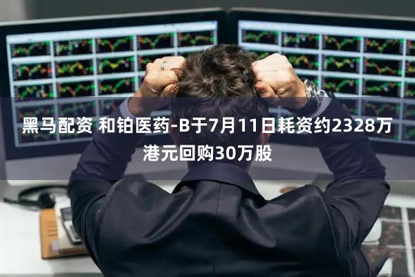 黑马配资 和铂医药-B于7月11日耗资约2328万港元回购30万股